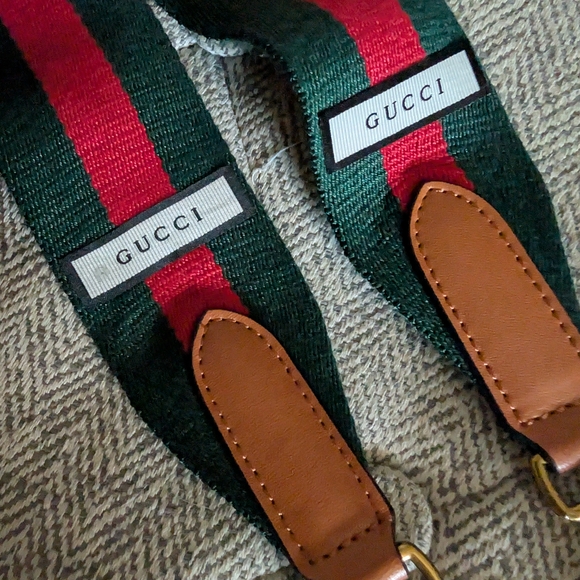 Gucci Green and Red Men's Strap - Picture 2 of 5